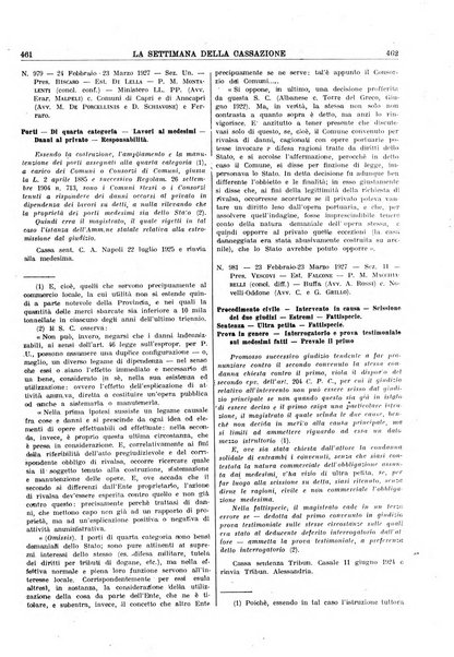 La settimana della Cassazione settimanale di giurisprudenza, legislazione, vita forense