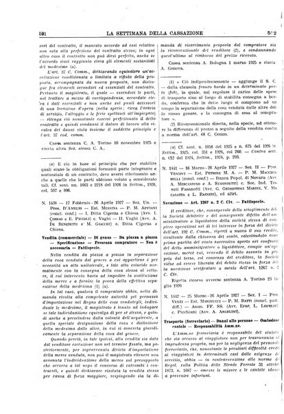 La settimana della Cassazione settimanale di giurisprudenza, legislazione, vita forense