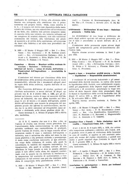 La settimana della Cassazione settimanale di giurisprudenza, legislazione, vita forense