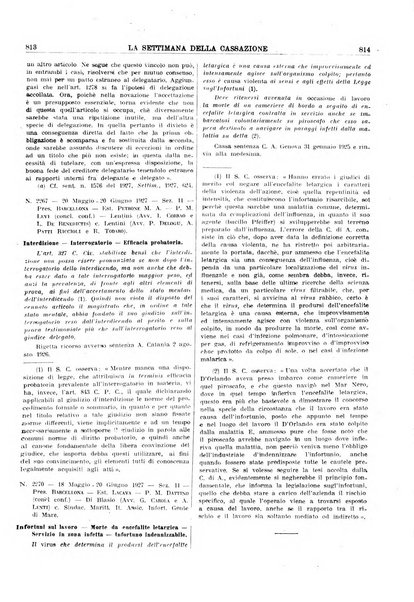 La settimana della Cassazione settimanale di giurisprudenza, legislazione, vita forense