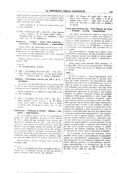 La settimana della Cassazione settimanale di giurisprudenza, legislazione, vita forense