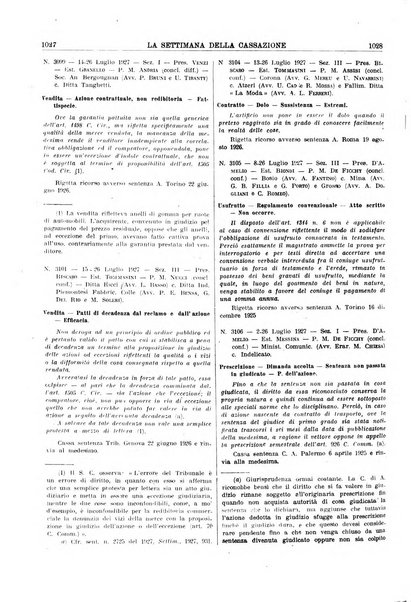 La settimana della Cassazione settimanale di giurisprudenza, legislazione, vita forense