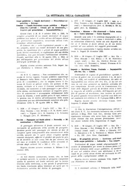 La settimana della Cassazione settimanale di giurisprudenza, legislazione, vita forense