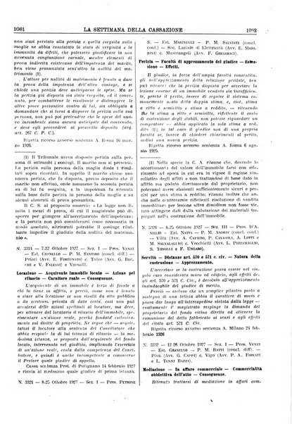 La settimana della Cassazione settimanale di giurisprudenza, legislazione, vita forense