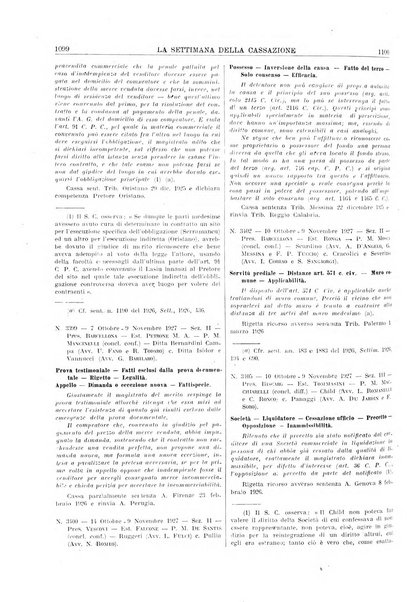 La settimana della Cassazione settimanale di giurisprudenza, legislazione, vita forense