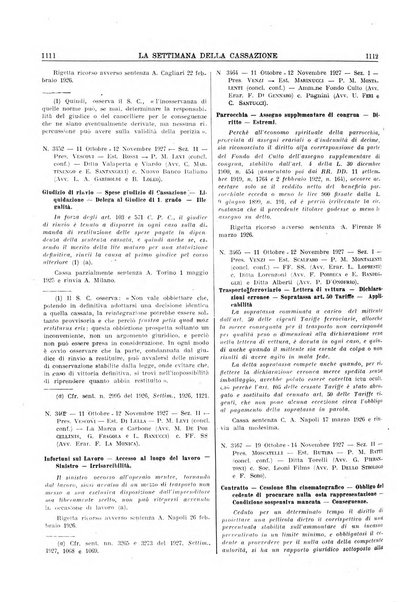 La settimana della Cassazione settimanale di giurisprudenza, legislazione, vita forense