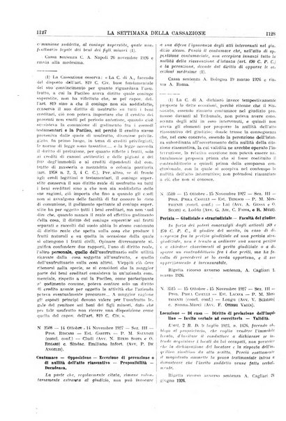 La settimana della Cassazione settimanale di giurisprudenza, legislazione, vita forense