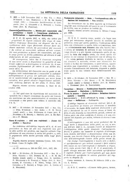 La settimana della Cassazione settimanale di giurisprudenza, legislazione, vita forense