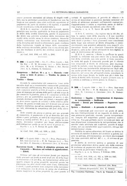 La settimana della Cassazione settimanale di giurisprudenza, legislazione, vita forense