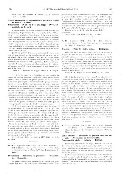 La settimana della Cassazione settimanale di giurisprudenza, legislazione, vita forense