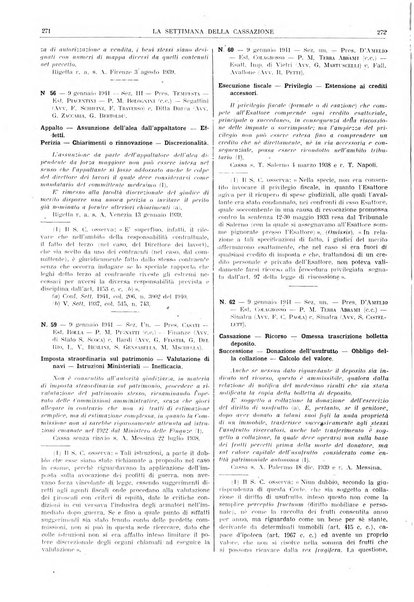 La settimana della Cassazione settimanale di giurisprudenza, legislazione, vita forense