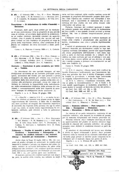 La settimana della Cassazione settimanale di giurisprudenza, legislazione, vita forense