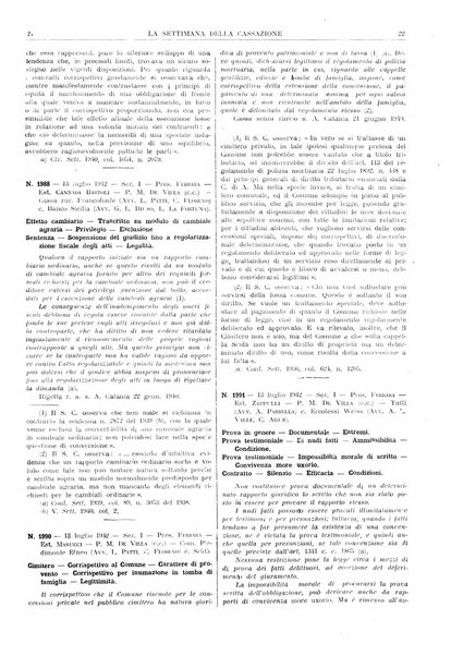 La settimana della Cassazione settimanale di giurisprudenza, legislazione, vita forense