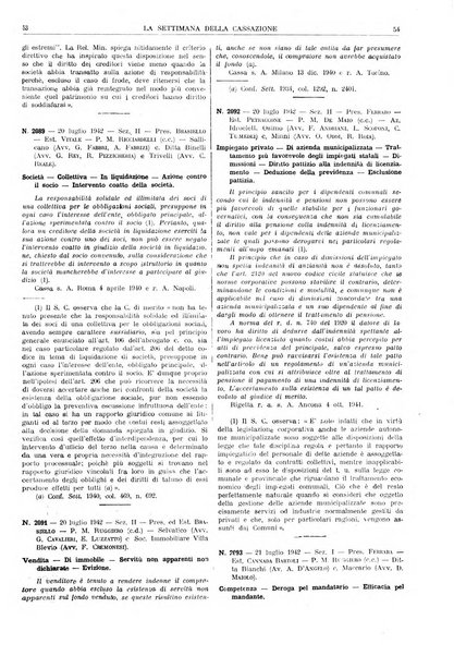 La settimana della Cassazione settimanale di giurisprudenza, legislazione, vita forense