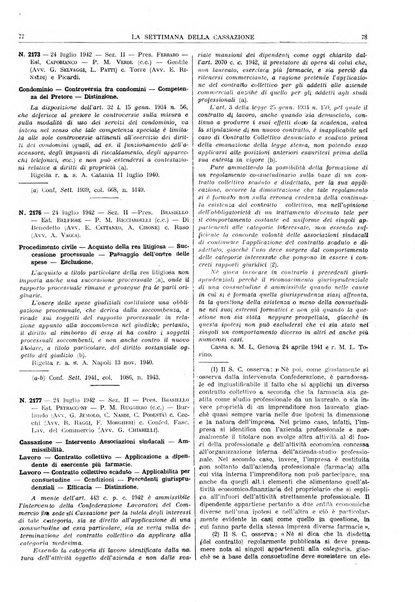 La settimana della Cassazione settimanale di giurisprudenza, legislazione, vita forense