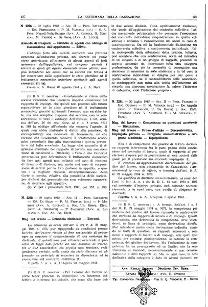 La settimana della Cassazione settimanale di giurisprudenza, legislazione, vita forense