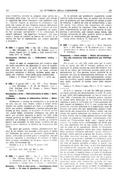 La settimana della Cassazione settimanale di giurisprudenza, legislazione, vita forense