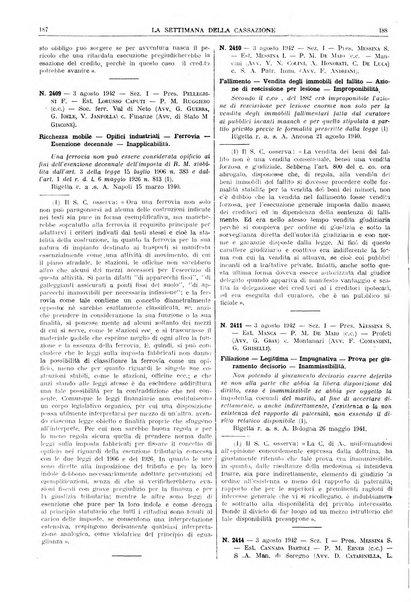 La settimana della Cassazione settimanale di giurisprudenza, legislazione, vita forense