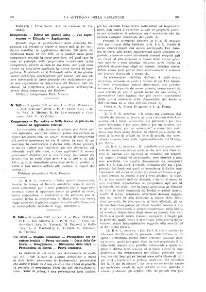 La settimana della Cassazione settimanale di giurisprudenza, legislazione, vita forense