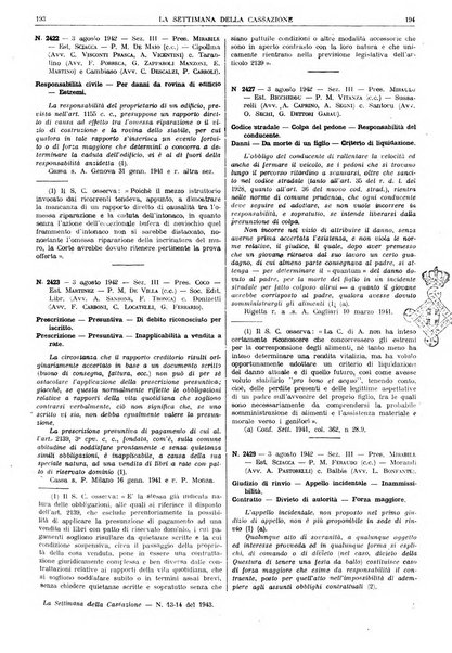 La settimana della Cassazione settimanale di giurisprudenza, legislazione, vita forense