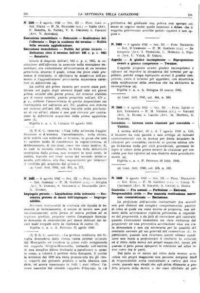 La settimana della Cassazione settimanale di giurisprudenza, legislazione, vita forense