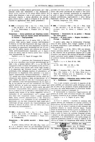 La settimana della Cassazione settimanale di giurisprudenza, legislazione, vita forense