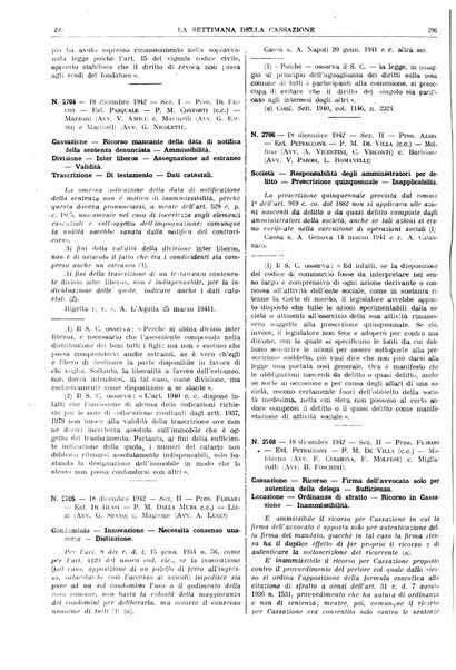 La settimana della Cassazione settimanale di giurisprudenza, legislazione, vita forense