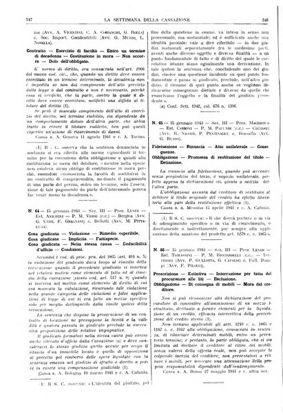 La settimana della Cassazione settimanale di giurisprudenza, legislazione, vita forense