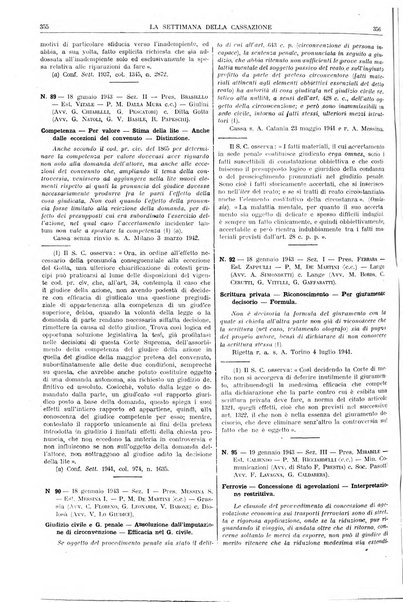 La settimana della Cassazione settimanale di giurisprudenza, legislazione, vita forense