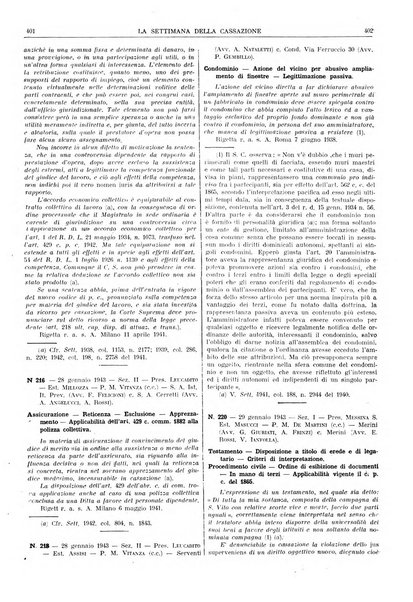 La settimana della Cassazione settimanale di giurisprudenza, legislazione, vita forense