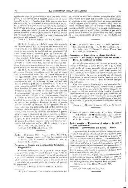 La settimana della Cassazione settimanale di giurisprudenza, legislazione, vita forense