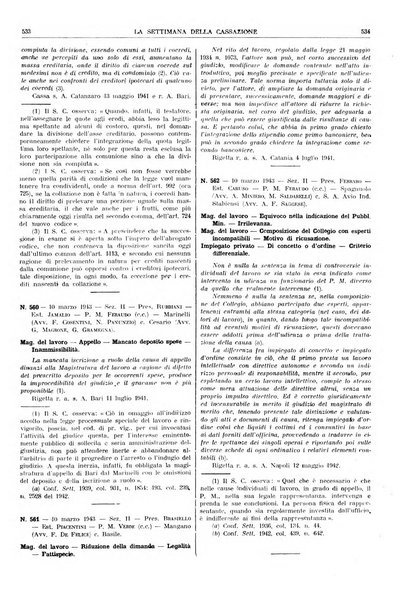 La settimana della Cassazione settimanale di giurisprudenza, legislazione, vita forense