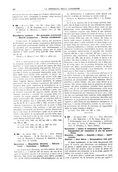 La settimana della Cassazione settimanale di giurisprudenza, legislazione, vita forense