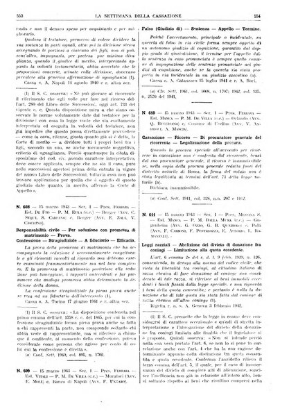 La settimana della Cassazione settimanale di giurisprudenza, legislazione, vita forense