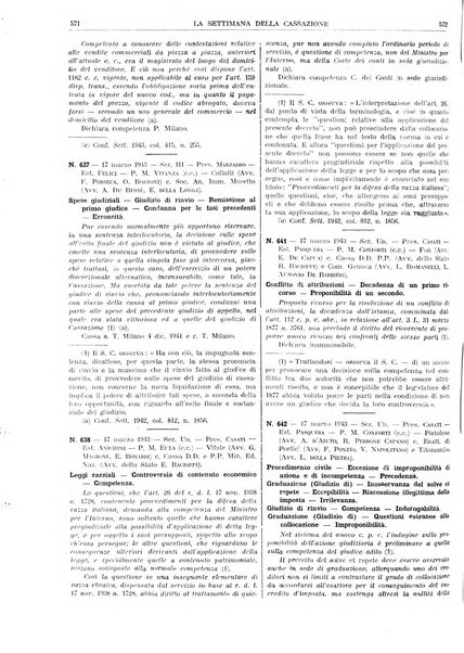 La settimana della Cassazione settimanale di giurisprudenza, legislazione, vita forense