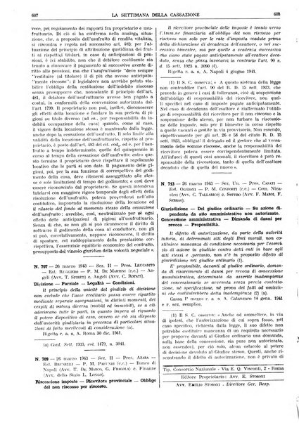 La settimana della Cassazione settimanale di giurisprudenza, legislazione, vita forense