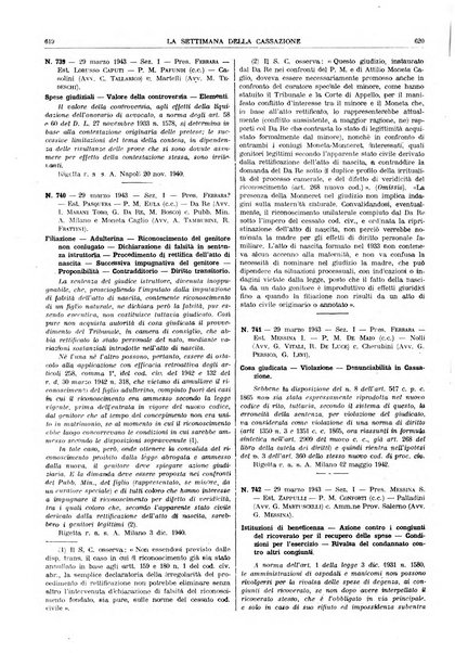 La settimana della Cassazione settimanale di giurisprudenza, legislazione, vita forense