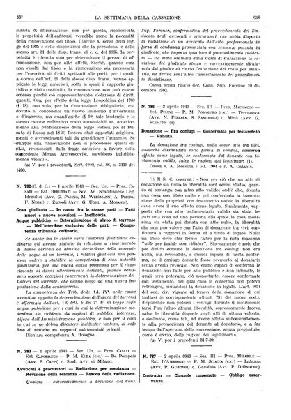 La settimana della Cassazione settimanale di giurisprudenza, legislazione, vita forense