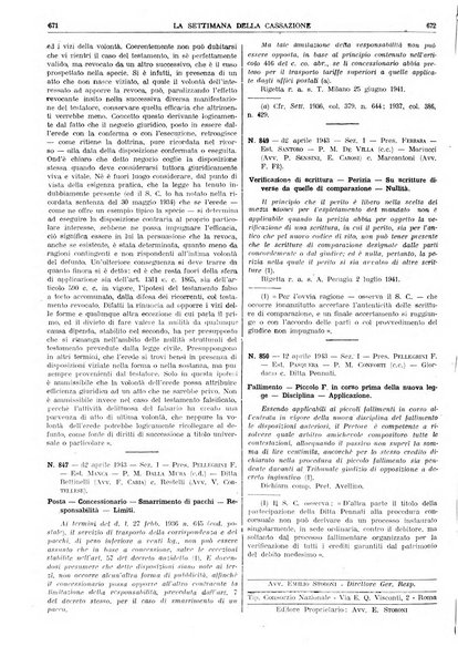 La settimana della Cassazione settimanale di giurisprudenza, legislazione, vita forense