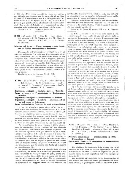 La settimana della Cassazione settimanale di giurisprudenza, legislazione, vita forense