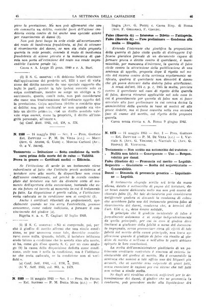 La settimana della Cassazione settimanale di giurisprudenza, legislazione, vita forense