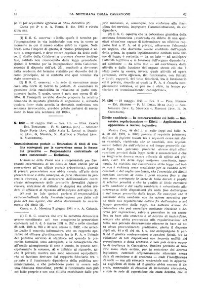 La settimana della Cassazione settimanale di giurisprudenza, legislazione, vita forense