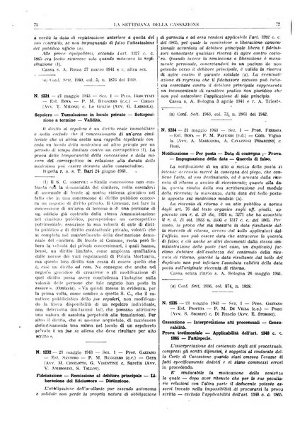 La settimana della Cassazione settimanale di giurisprudenza, legislazione, vita forense