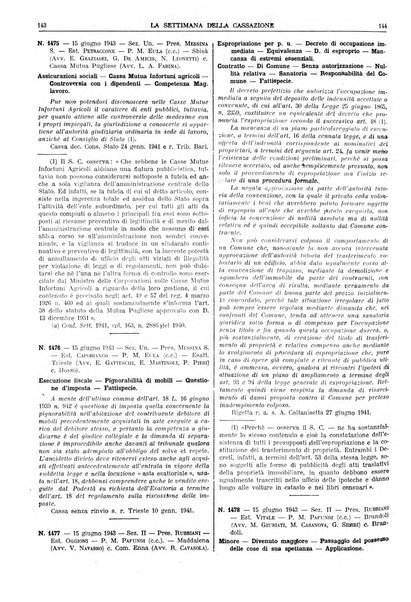 La settimana della Cassazione settimanale di giurisprudenza, legislazione, vita forense