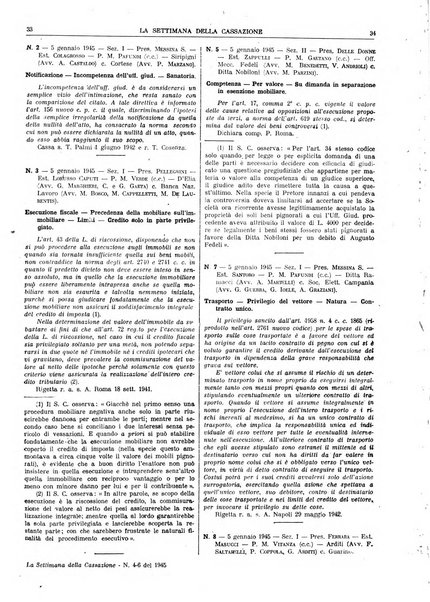 La settimana della Cassazione settimanale di giurisprudenza, legislazione, vita forense