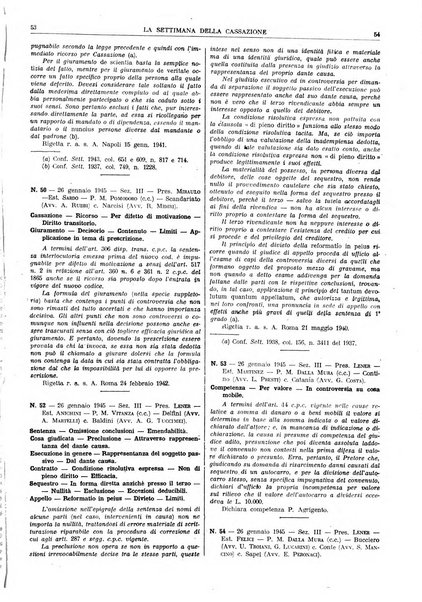 La settimana della Cassazione settimanale di giurisprudenza, legislazione, vita forense