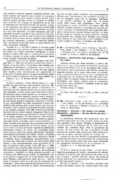 La settimana della Cassazione settimanale di giurisprudenza, legislazione, vita forense