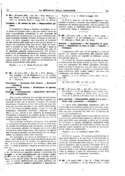 La settimana della Cassazione settimanale di giurisprudenza, legislazione, vita forense