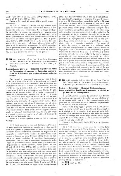 La settimana della Cassazione settimanale di giurisprudenza, legislazione, vita forense