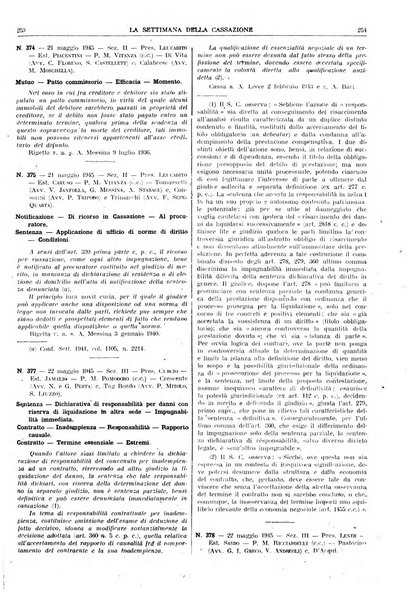 La settimana della Cassazione settimanale di giurisprudenza, legislazione, vita forense